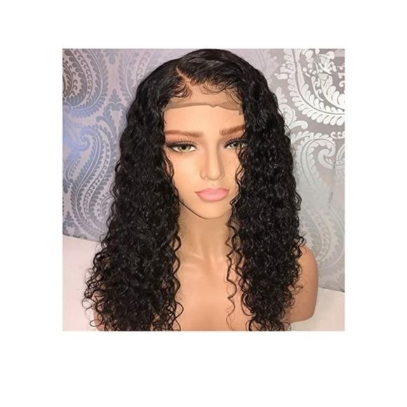 Curly Human Hair Lace Front Wig - Picture 2 of 6